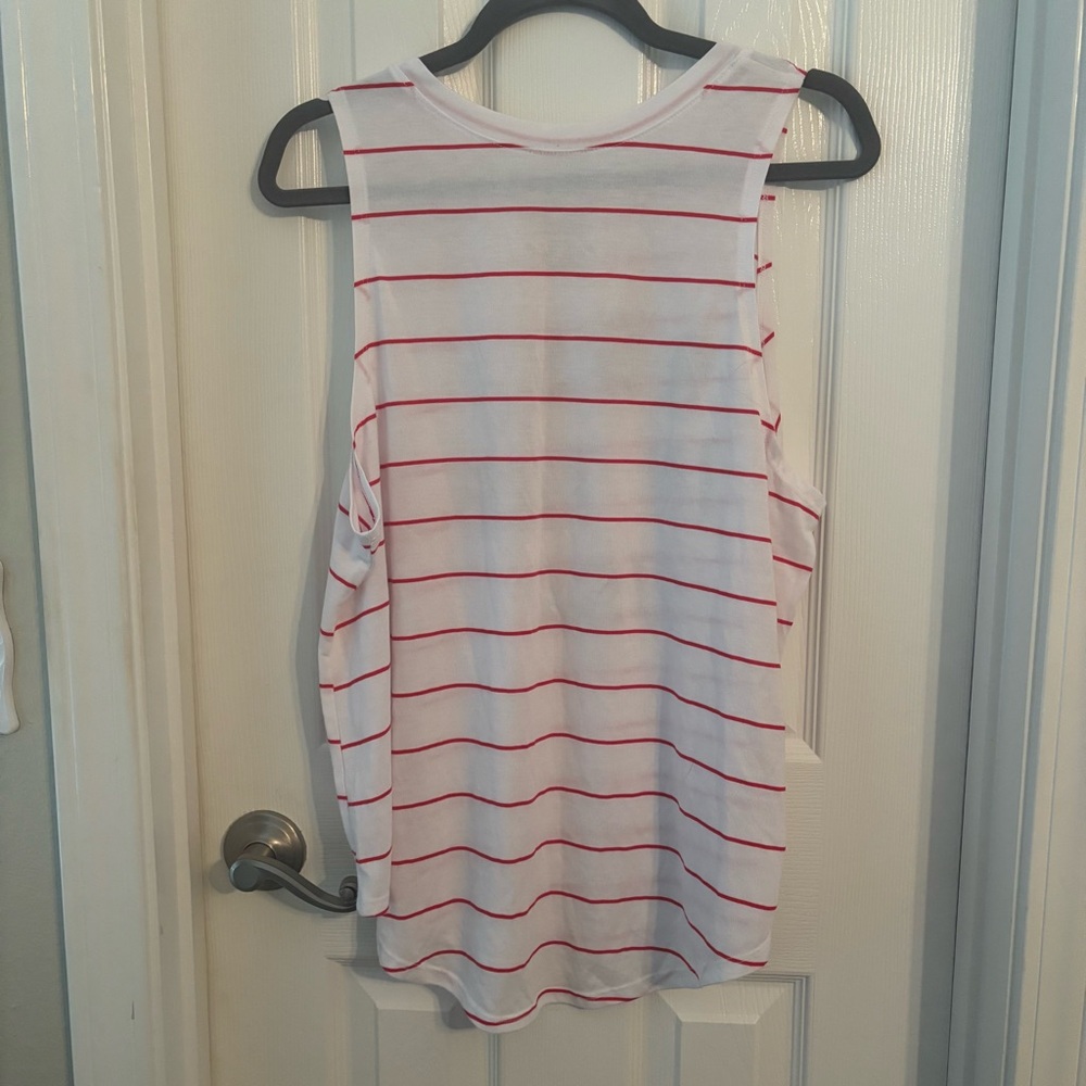 Grayson Threads - Rosé in the USA - 4th of July - Red and White Tank Top - XXL - Picture 3 of 3